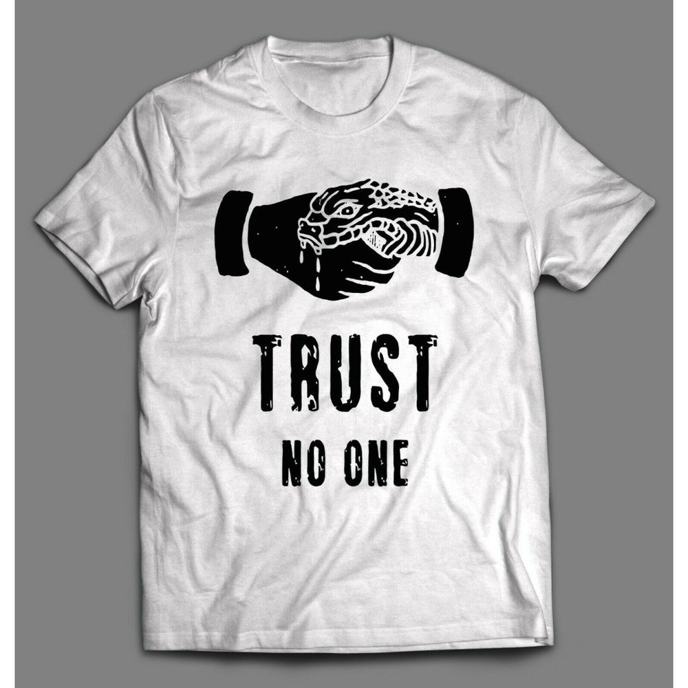 TRUST NO ONE HAND SNAKE SHIRT * SICK DESIGN
